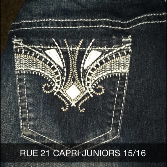 Rue21 Denim - 🇺🇸 Rue 21 Capri Jeans