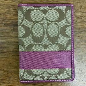NWOT Coach Pink Passport