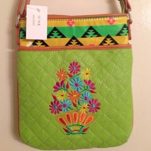 Aztec lime green purse brand new with tags