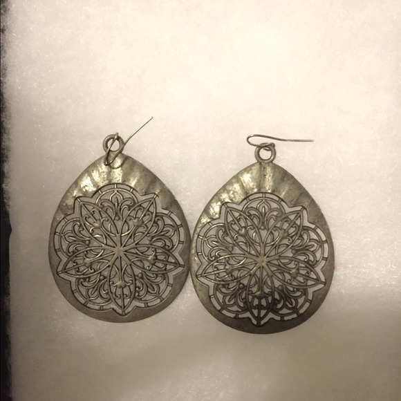 Silver earrings from Forever 21