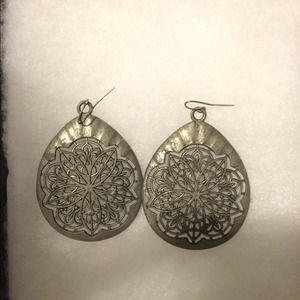 Silver earrings from Forever 21