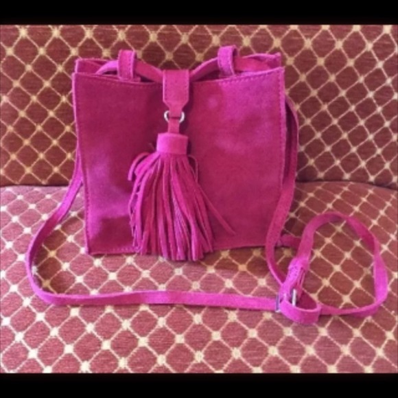 Preowned ZARA suede bag