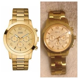Men's Guess Gold Tone Watch!