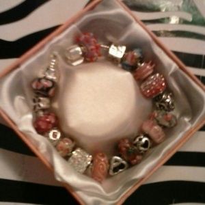 Pandora bracelet all pink