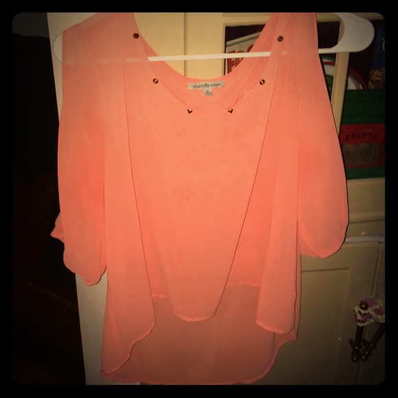 Charlotte Russe polyester Top