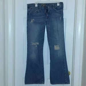 Distressed Women's Abercrombie and Fitch Jeans