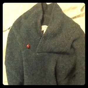 Navy blue L.L. Bean wool sweater vintage