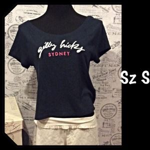 Blue Gilly Hicks tee sz S