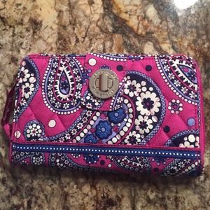 Vera Bradley Boysenberry large wallet