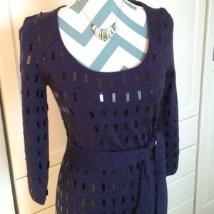 Embellished Trina Turk knit dress