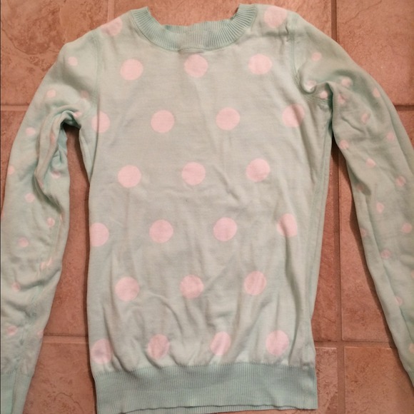NWOT Express mint reversible sweater