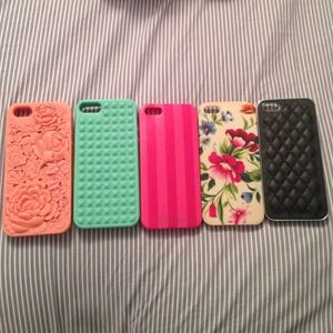 5 IPHONE 5 cases