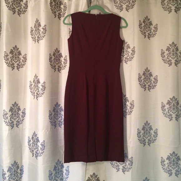 Maroon Andrew Marc Dress - Picture 2 of 4