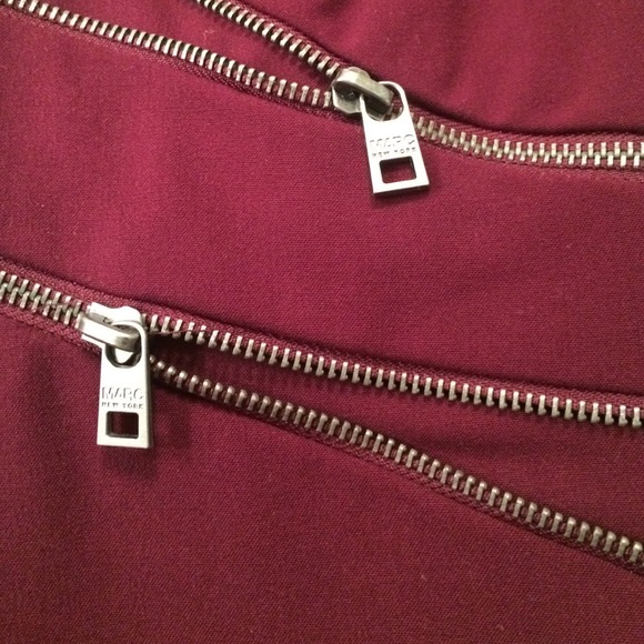 Maroon Andrew Marc Dress - Picture 3 of 4