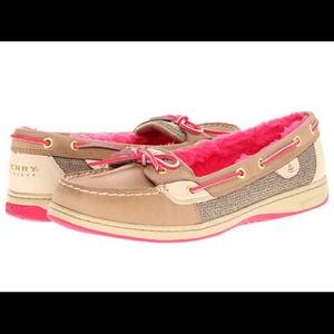 Sperry Top Angelfish Neon Pink Fur