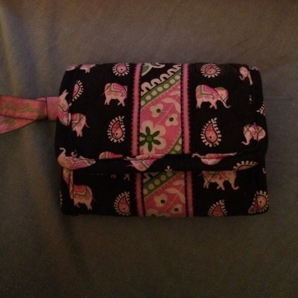 Pink elephant pattern Vera Bradley wallet