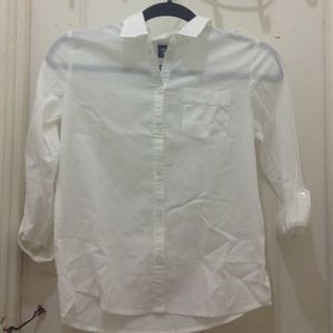 Kids Clothes - Gap Kids size XL white collar shirt