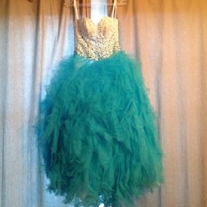 Long, Poofy Prom Dress