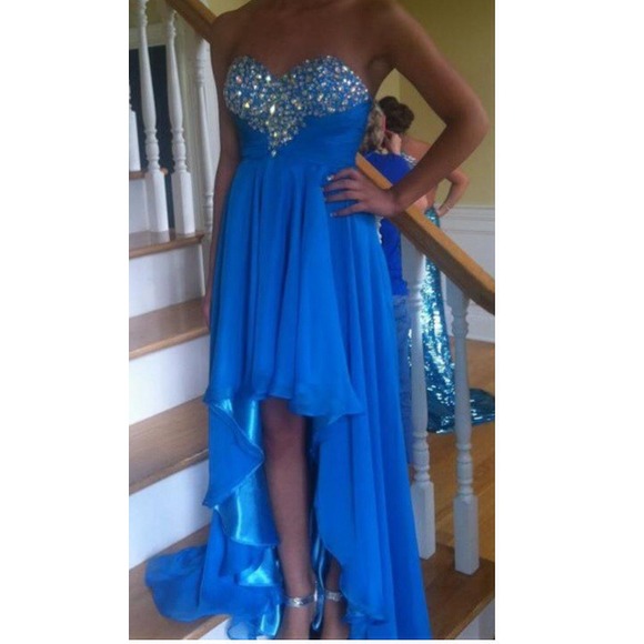 Turquoise prom dress