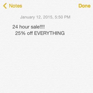 25% off!!!