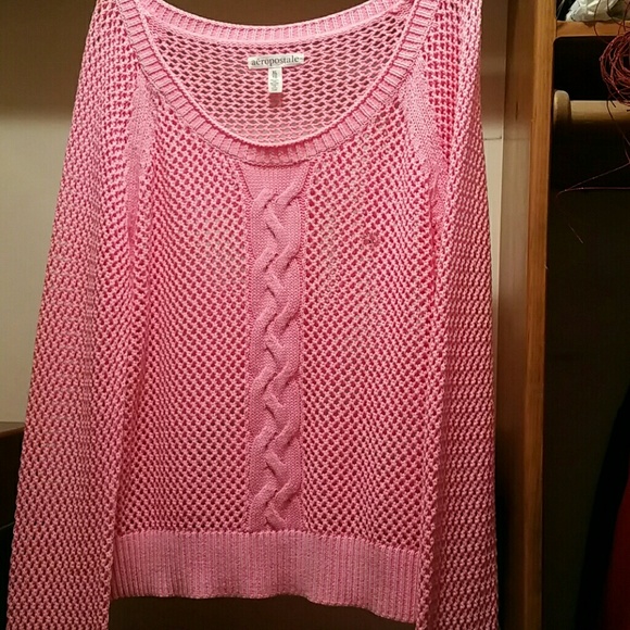 Pink Aeropostale  knit sweater