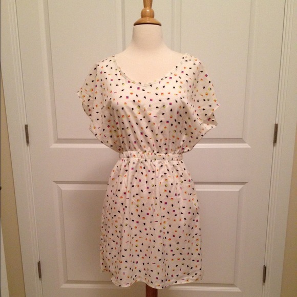 Forever 21 Printed Open Back Dress