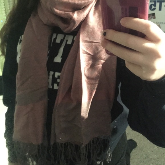 Pink scarf