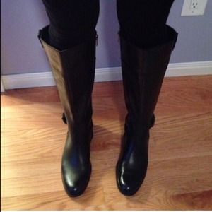 Anne Klein black boots