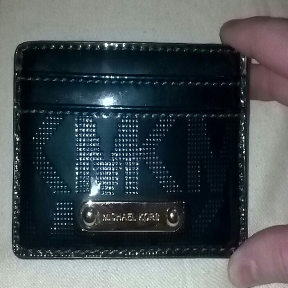 Michael Kors Hunter Green Card Holder