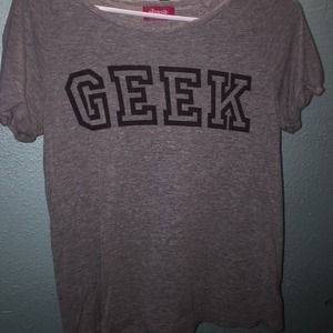 Grey comfy geek tee... I only wore once