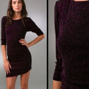 A+O "Jordan"Glitter Jersey Dress