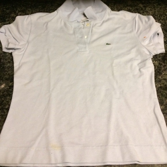 100% authentic baby blue Lacoste Shirt
