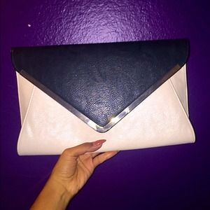 Forever 21 envelope clutch.