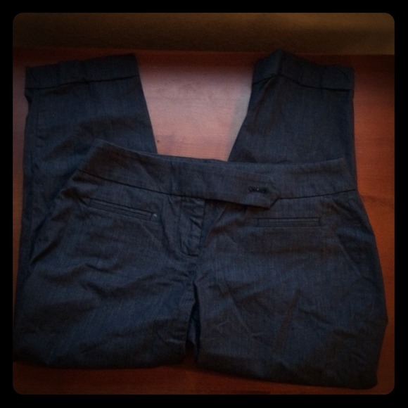 Loft like denim slacks