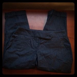 Loft like denim slacks