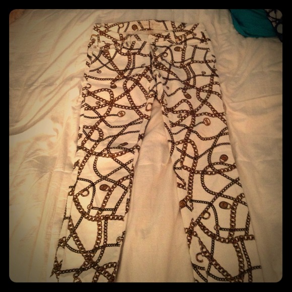 unique chain Michael Kors pants