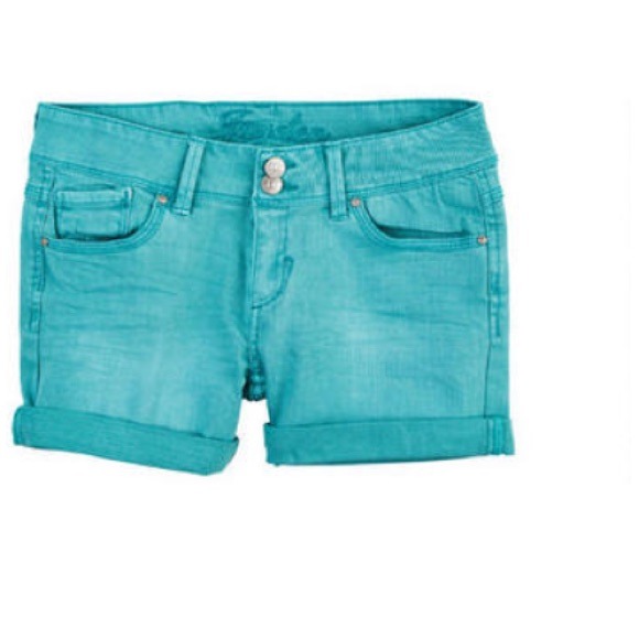 Turquoise Jayden shorts - Picture 2 of 3