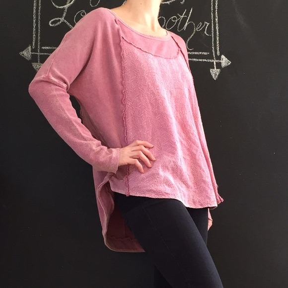 SOLD IN A BUNDLE Free People Dusty Pink Top - Picture 2 of 4