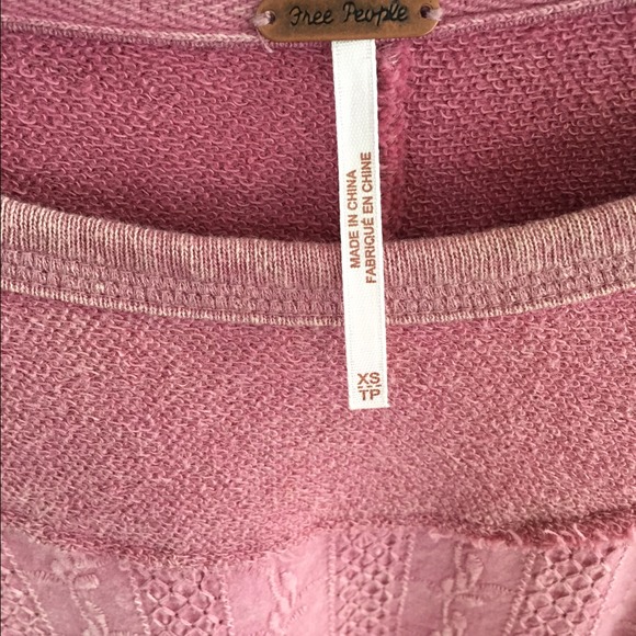 SOLD IN A BUNDLE Free People Dusty Pink Top - Picture 4 of 4