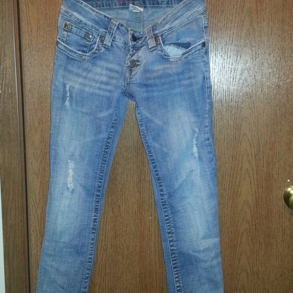 Hydraulic skinny jeans