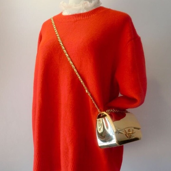 Brand new red wool sweater