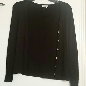Black cardigan