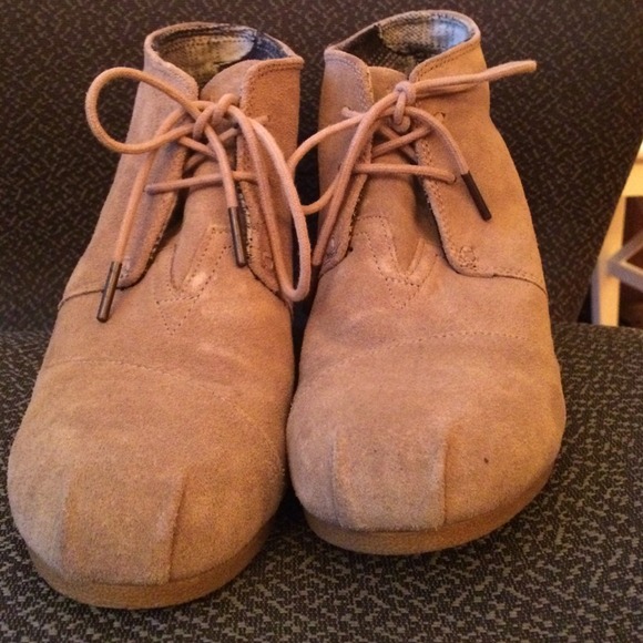 Tan booties