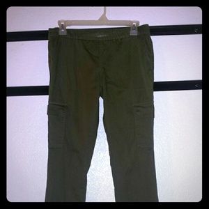 XX1 green cargo stretch pants