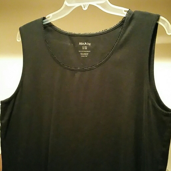 Black tank top