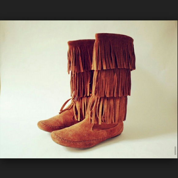 Lauren Conrad fringe boots. HOLD ❎❎❎