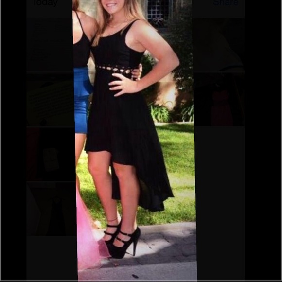 black mermaid dress
