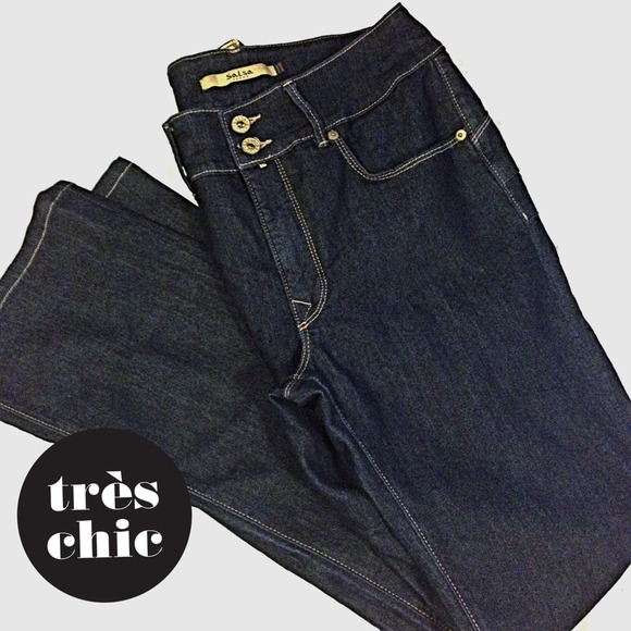 High-waisted Bootcut Jeans