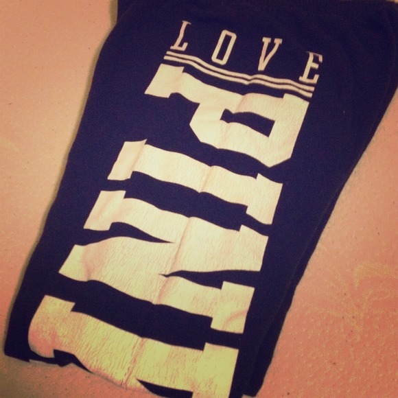 VS PINK black sweats