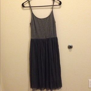 New with tags flowy grey dress